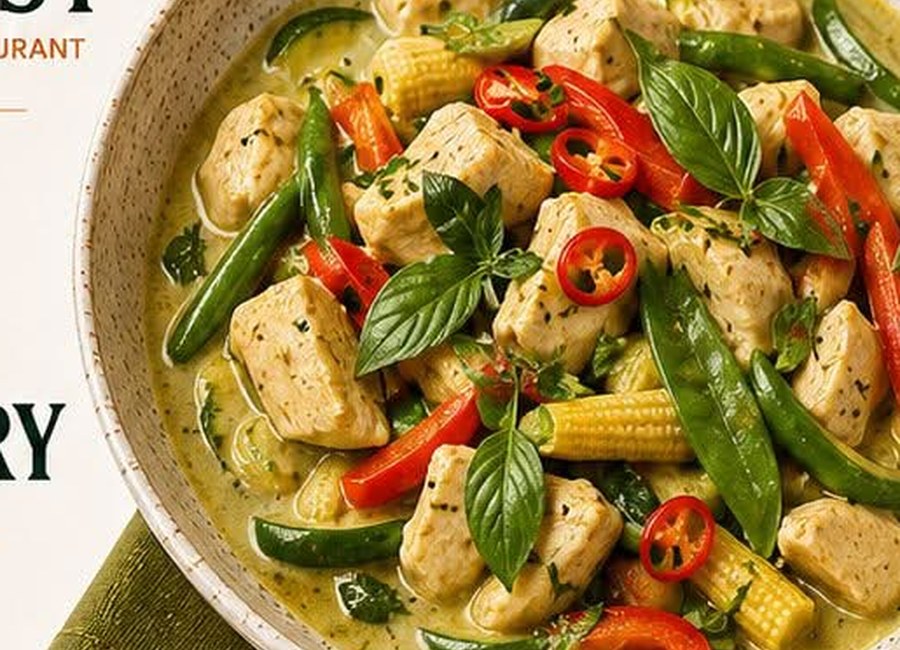 Easy Thai Green Chicken Curry dish preview
