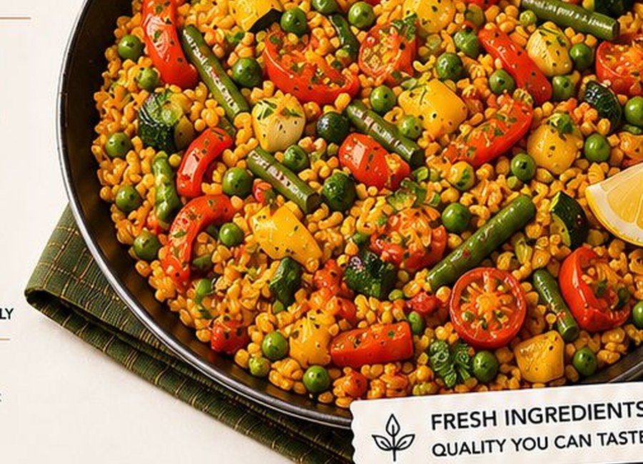 Vegetable Paella dish preview
